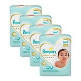Kit 4 Pacotes Fraldas Pampers Premium Care Xg 104 unidades
